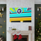 "The 'Rocket Ride' Drive-In Movie Experience" - Canvas - Pop Art