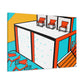 "Soundscape Journey - Midcentury" - Canvas -  Pop Art