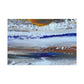 Below The Ice - Abstract Canvas