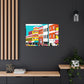 Jukebox Avenue - Pop Art Canvas