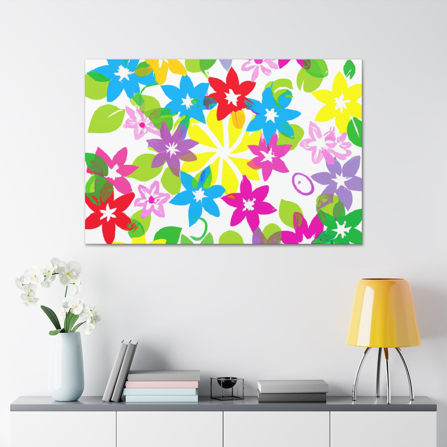 Blossom Palette - Floral - Canvas