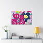 "Petals of Passage" - Floral Canvas
