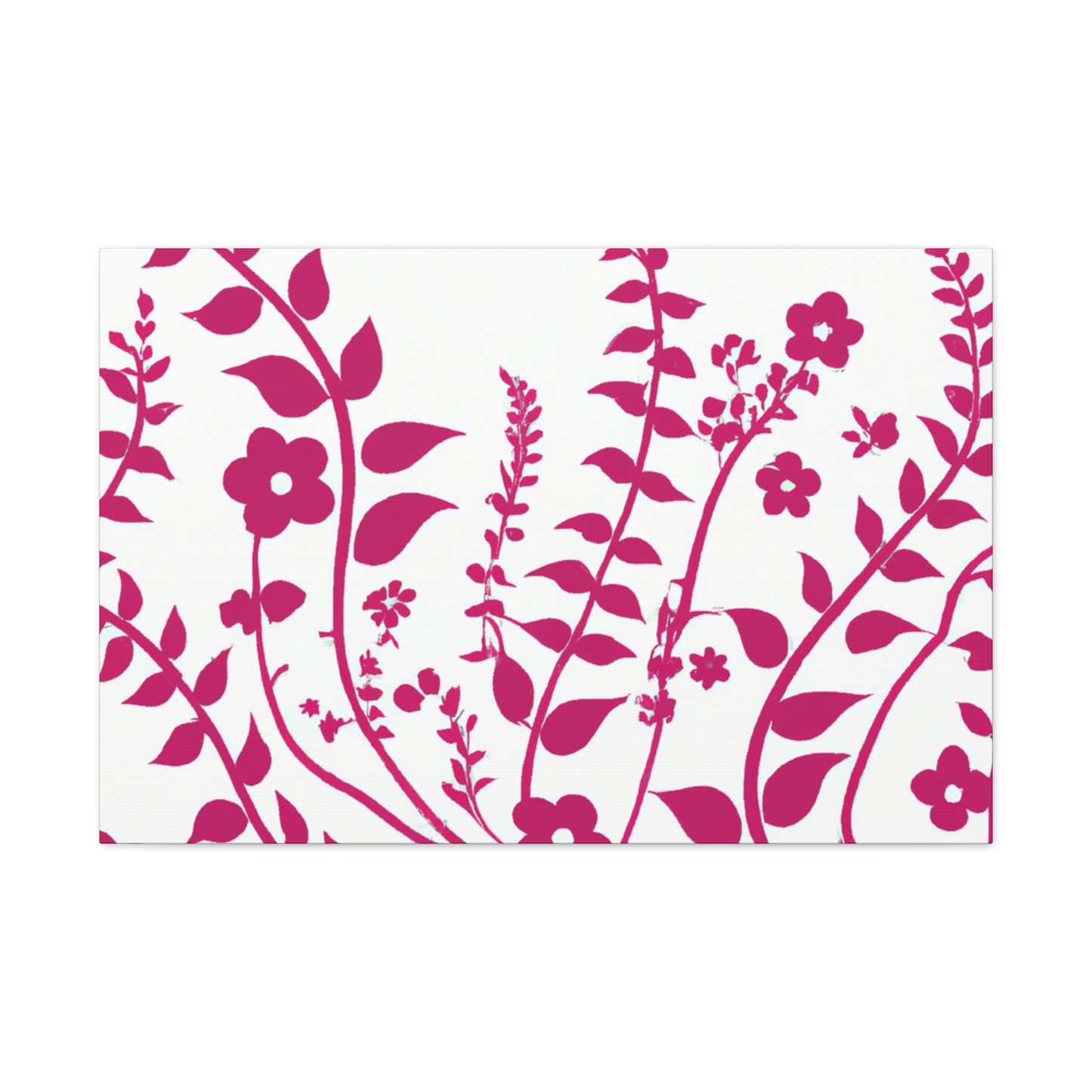 Carmine - Floral - Canvas