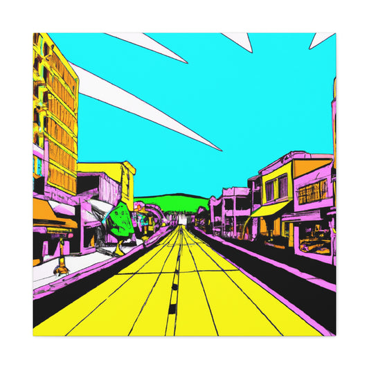 Sunset Blvd - Canvas Pop Art