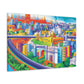 Kaleidoscope of Colors - Destination India - Canvas