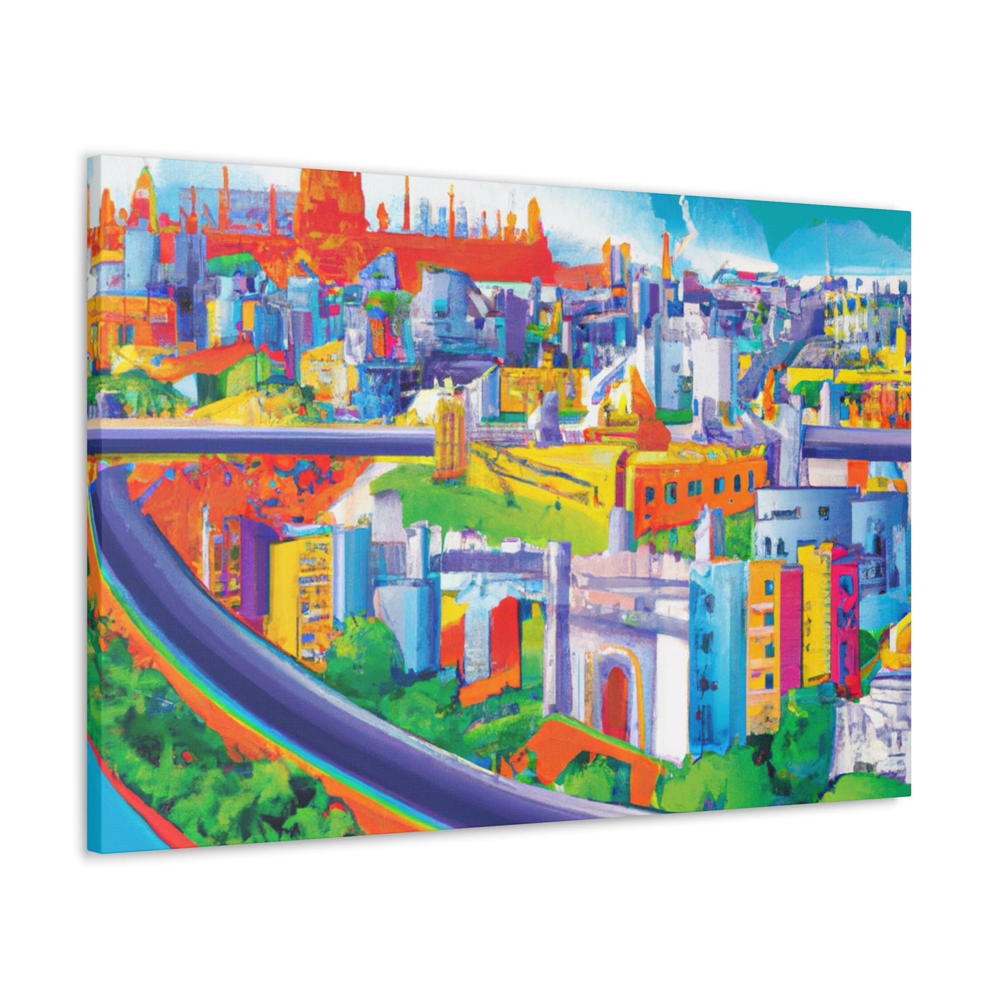 Kaleidoscope of Colors - Destination India - Canvas