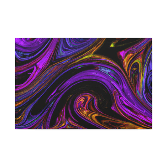 Purple Cave - Canvas - Abstract
