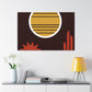 Gliding Shapes- Midcentury - Canvas