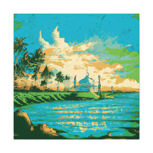 Bustling India - Destination India - Canvas