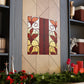 Fall Leaf - Glass Canvas