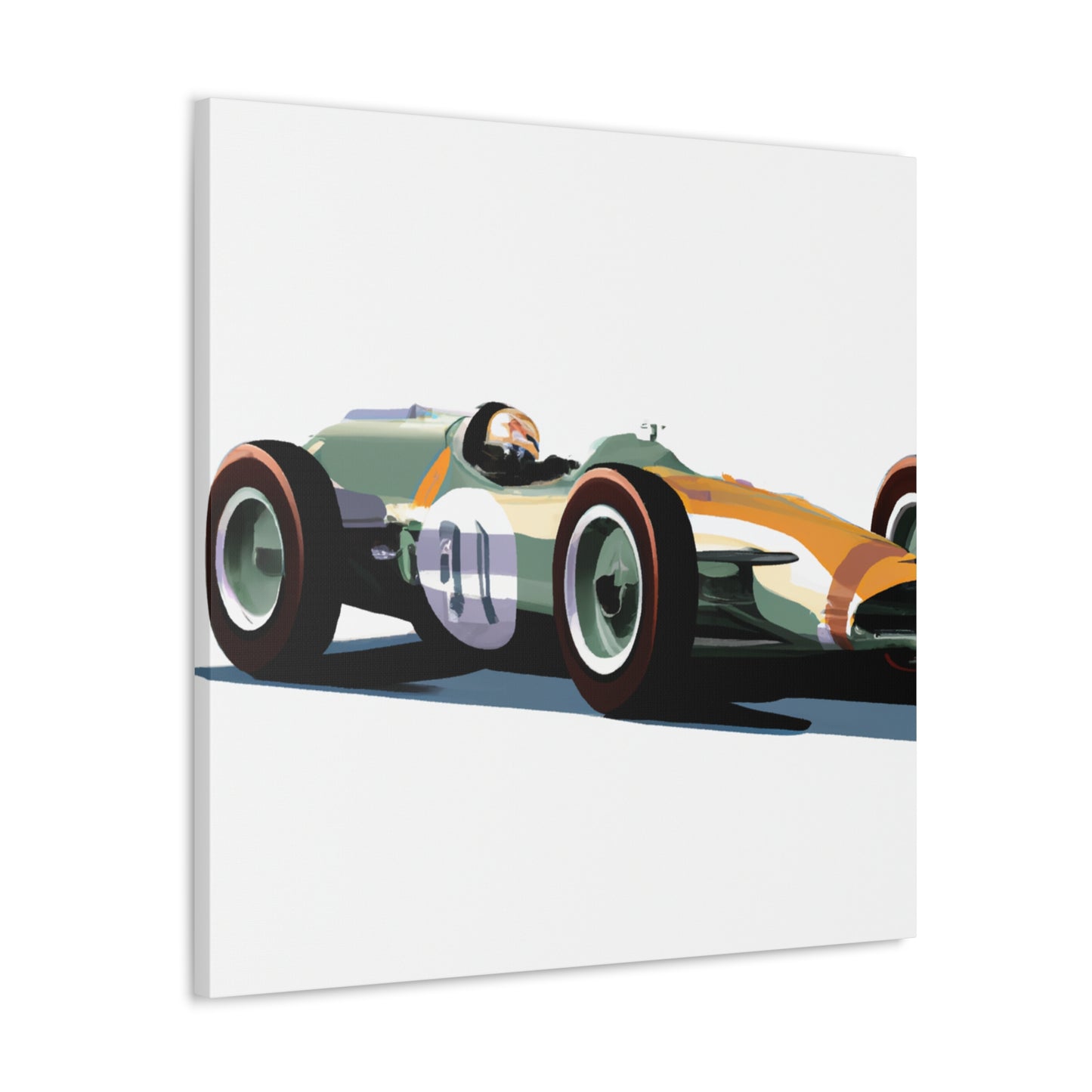 The Red Streak - Automobile - Canvas