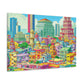 The Taj Mahal - Destination India - Canvas