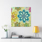 Blossomy - Floral - Canvas