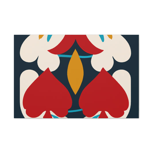 Glowfinch - Midcentury Canvas
