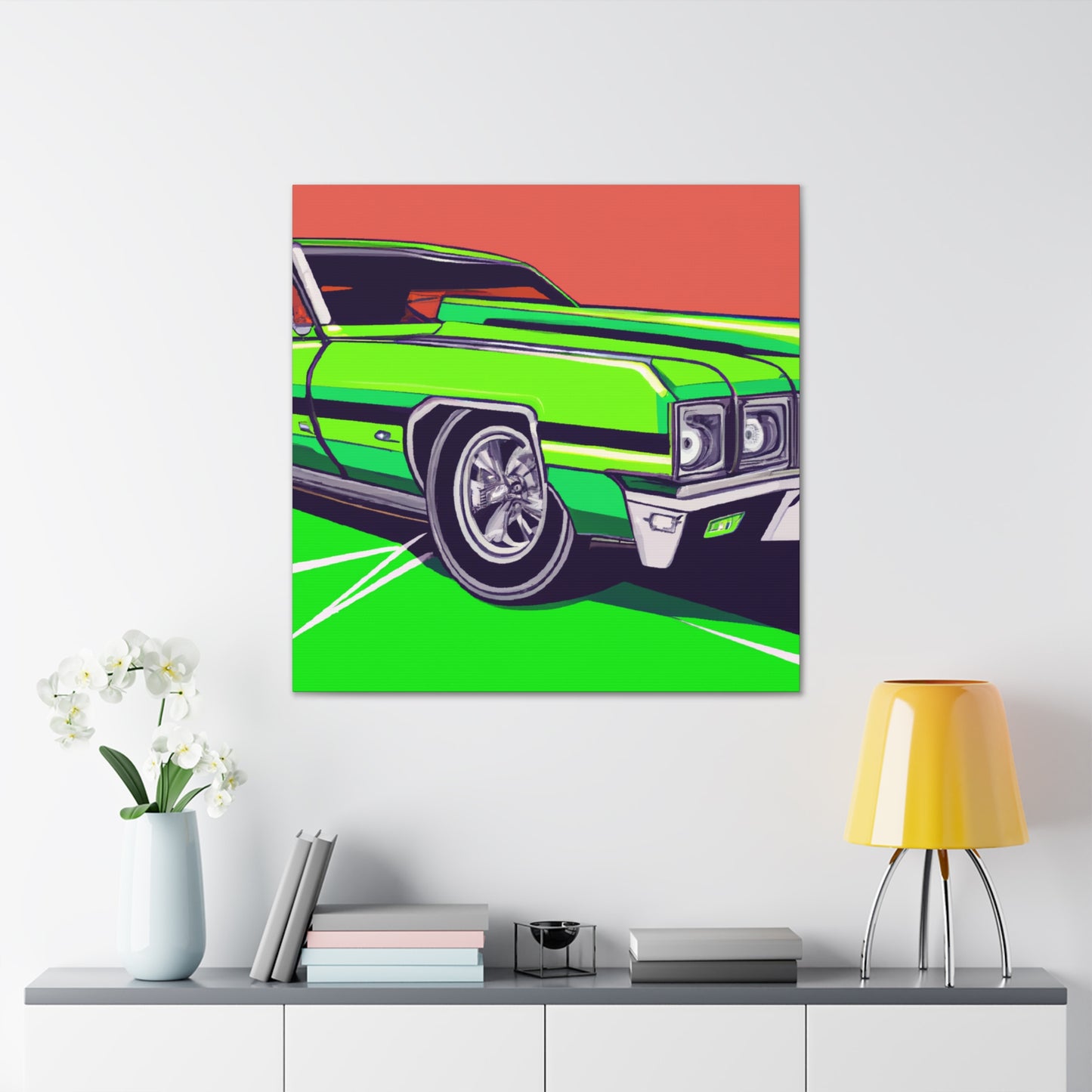 The Spitfire - Automobile - Canvas