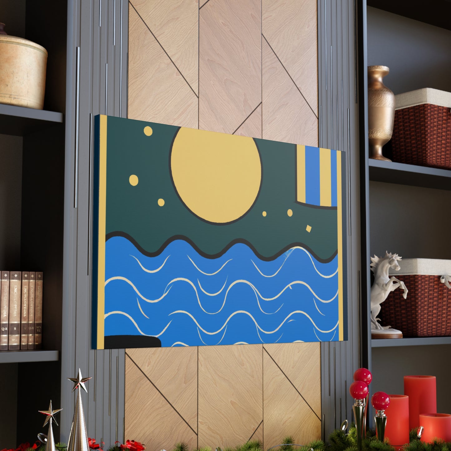Agua - Midcentury Canvas