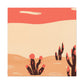 Antique Fusion - Vintage Contemporary - Desert - Canvas