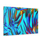 Blue Flames - Canvas - Abstract