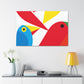 "Chirpy Horizon- Midcentury." - Canvas