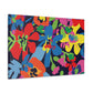 Flower Power Petal Push: - Floral Canvas