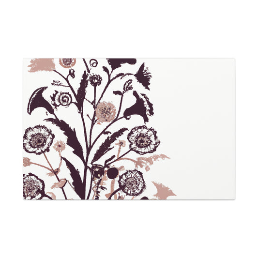 Fleuroscent - Floral - Canvas