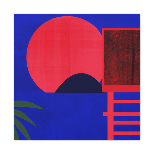 Twisted Teardrop - Midcentury - Canvas