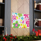 Flower Power Playtime: - Floral Canvas