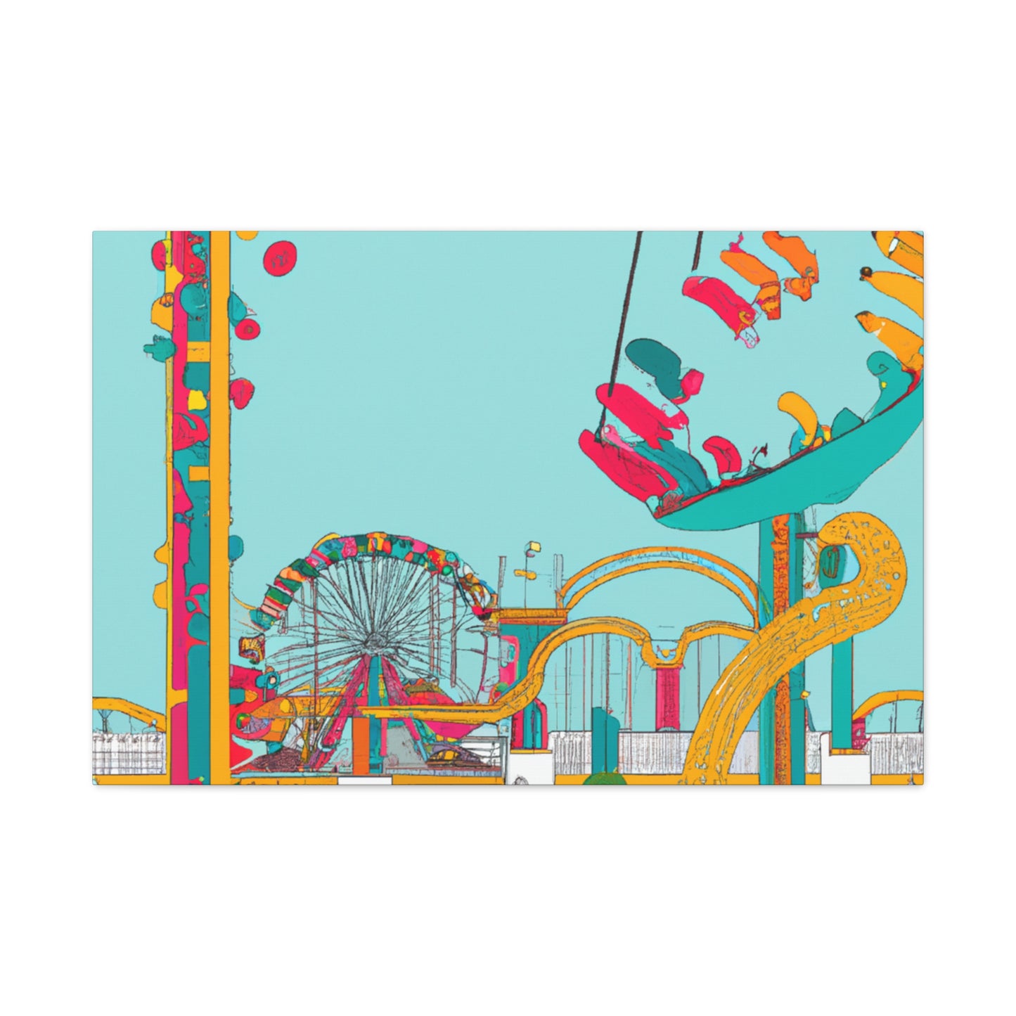 Kite Rush - Amusement - Canvas