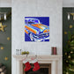 Vintage Thunder Road - Automobile Canvas
