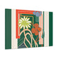 Dapple-furred Floral- Midcentury Canvas