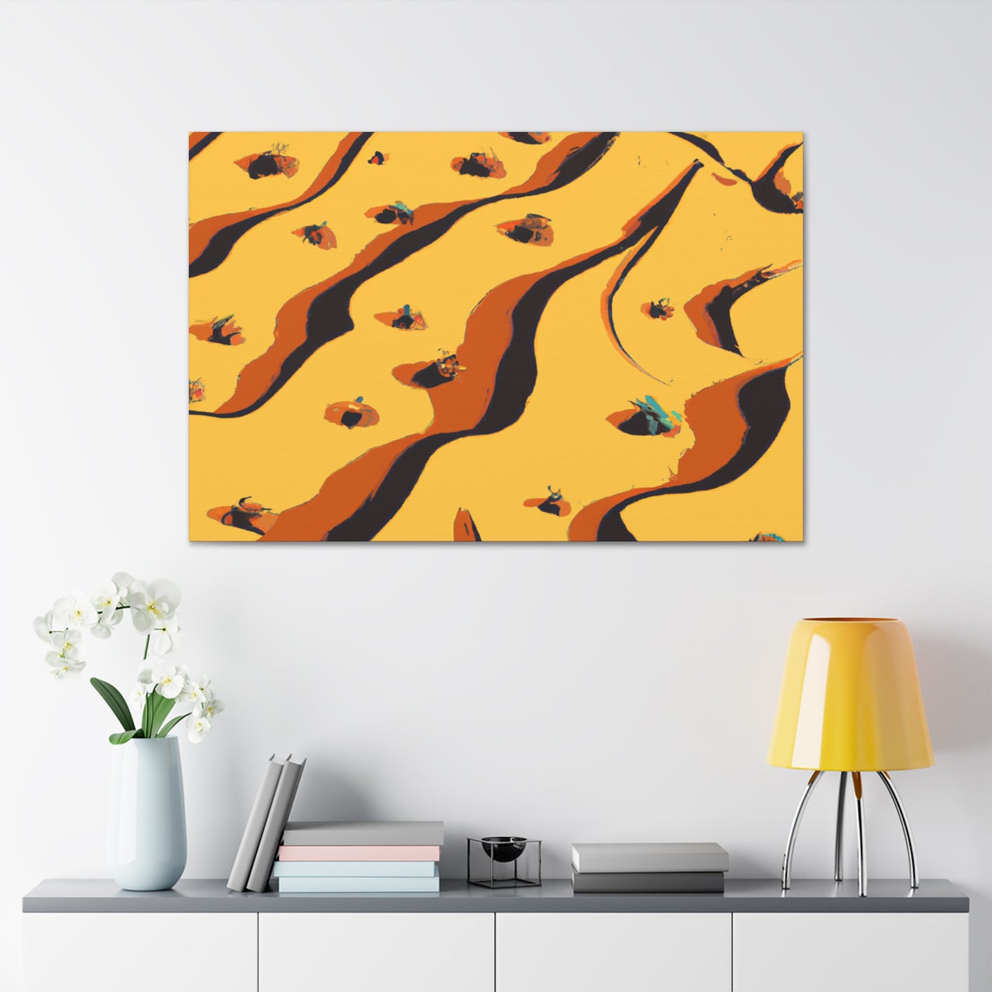 Time Sandy Keeper - Vintage Contemporary - Desert Canvas