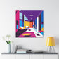 Atomic Radiance - Midcentury - Canvas