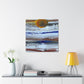 Below The Ice - Abstract Canvas