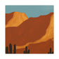 Retro Revival - Vintage Contemporary - Desert - Canvas