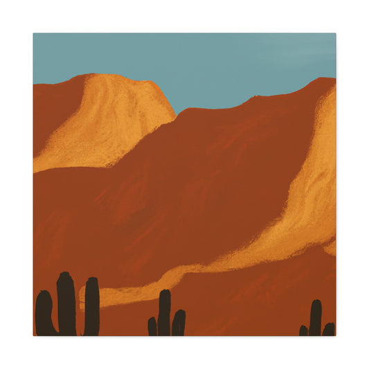 Retro Revival - Vintage Contemporary - Desert - Canvas
