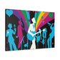 "Electric Blueberry - Retro Music" - Canvas