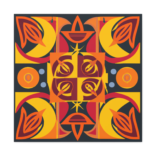 Mountain Puporius - Midcentury Canvas
