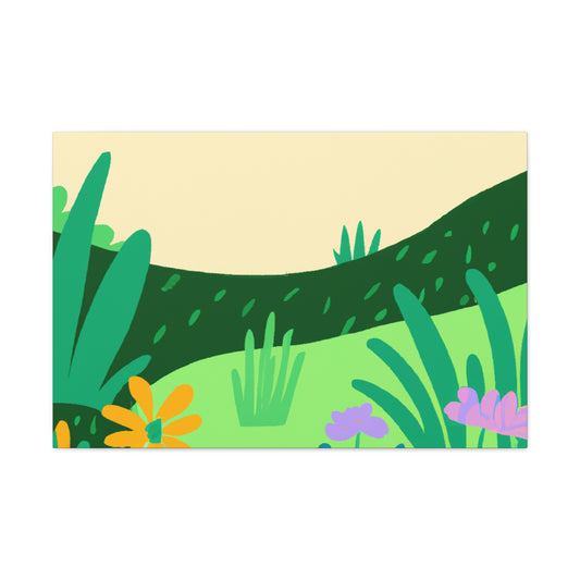 Blooming Veil - Landscape - Canvas
