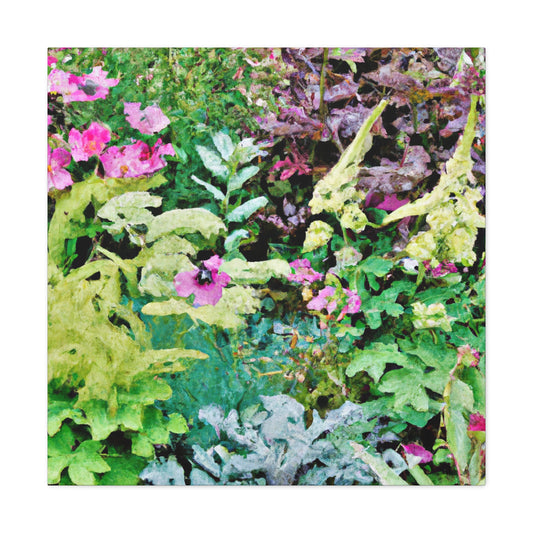 Blooming Garden Splendor. - Floral Canvas