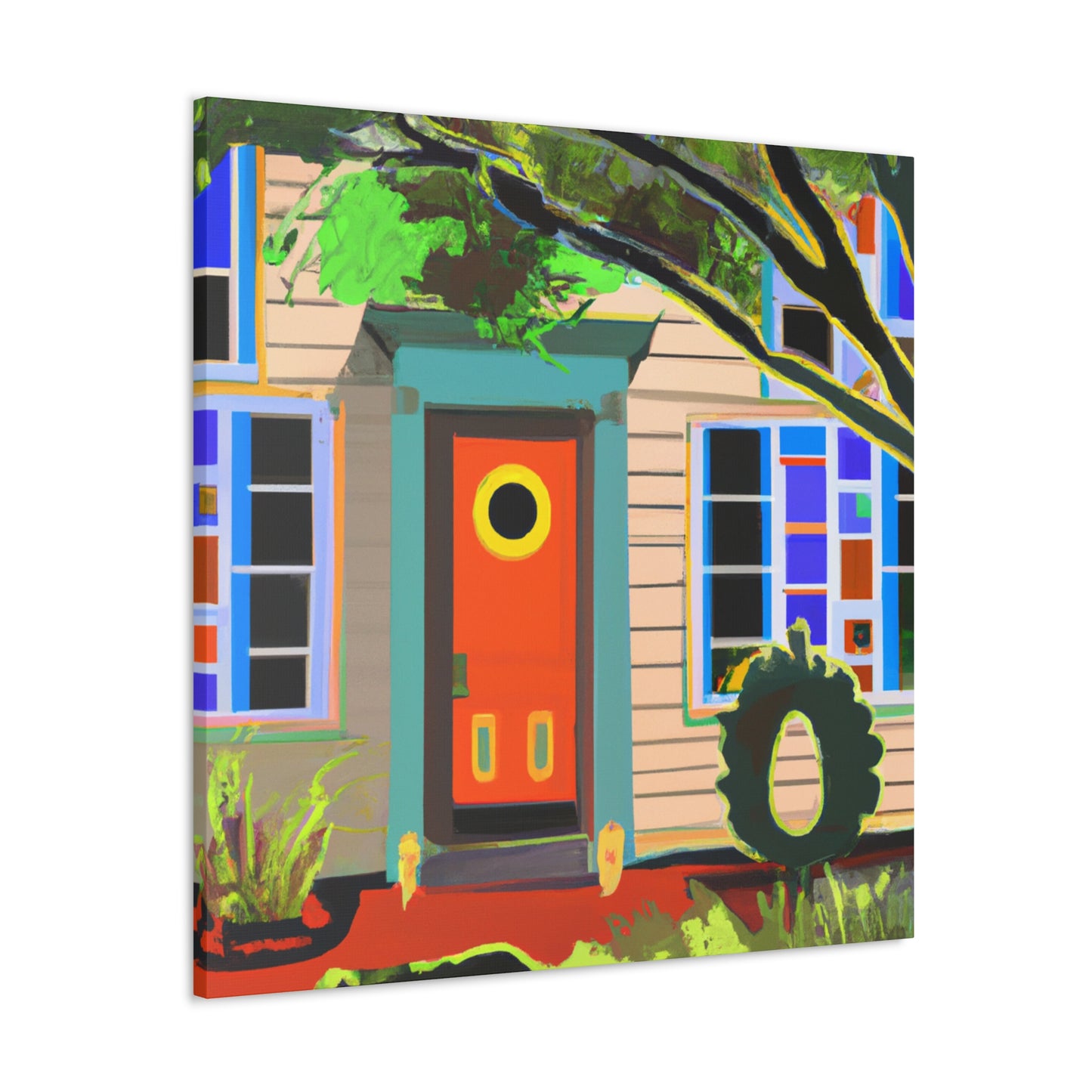 Vibrance Fiddle- Midcentury - Canvas