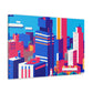 Llama Land - South America - Canvas