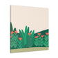 Butterfly Blooms Landscape - Canvas