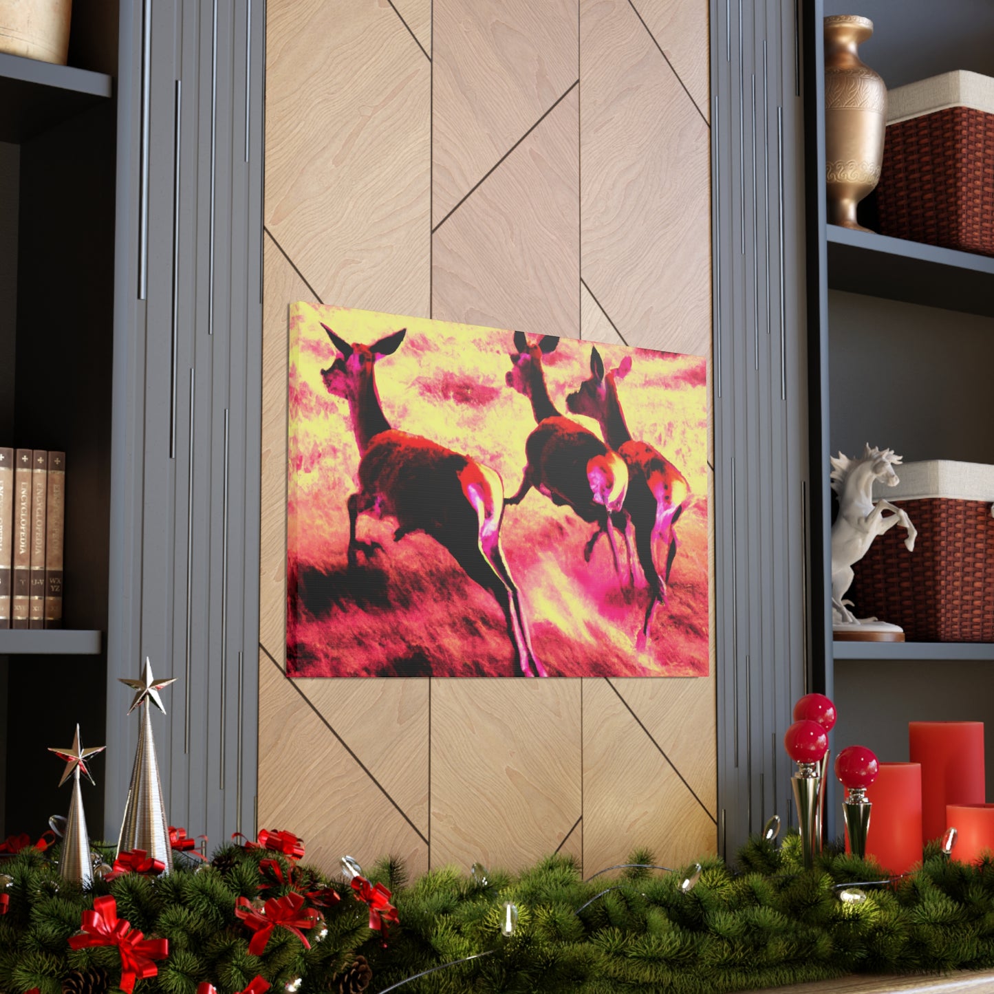 Prancing- Canvas - Wildlife