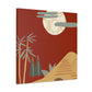 "Retro Refuge - Midcentury" - Canvas