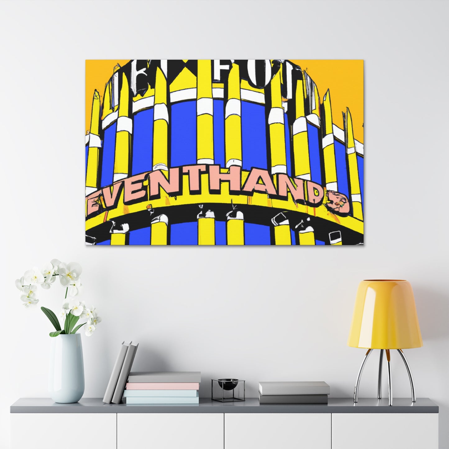Column Town - Canvas Pop art