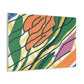 Goldenglare Flower - Midcentury Canvas