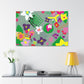 "The Petals of Paradise" - Floral Canvas