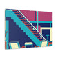 Vineyard Vista- Midcentury - Canvas