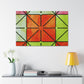 "Wildflower Marathon" - Glass Canvas