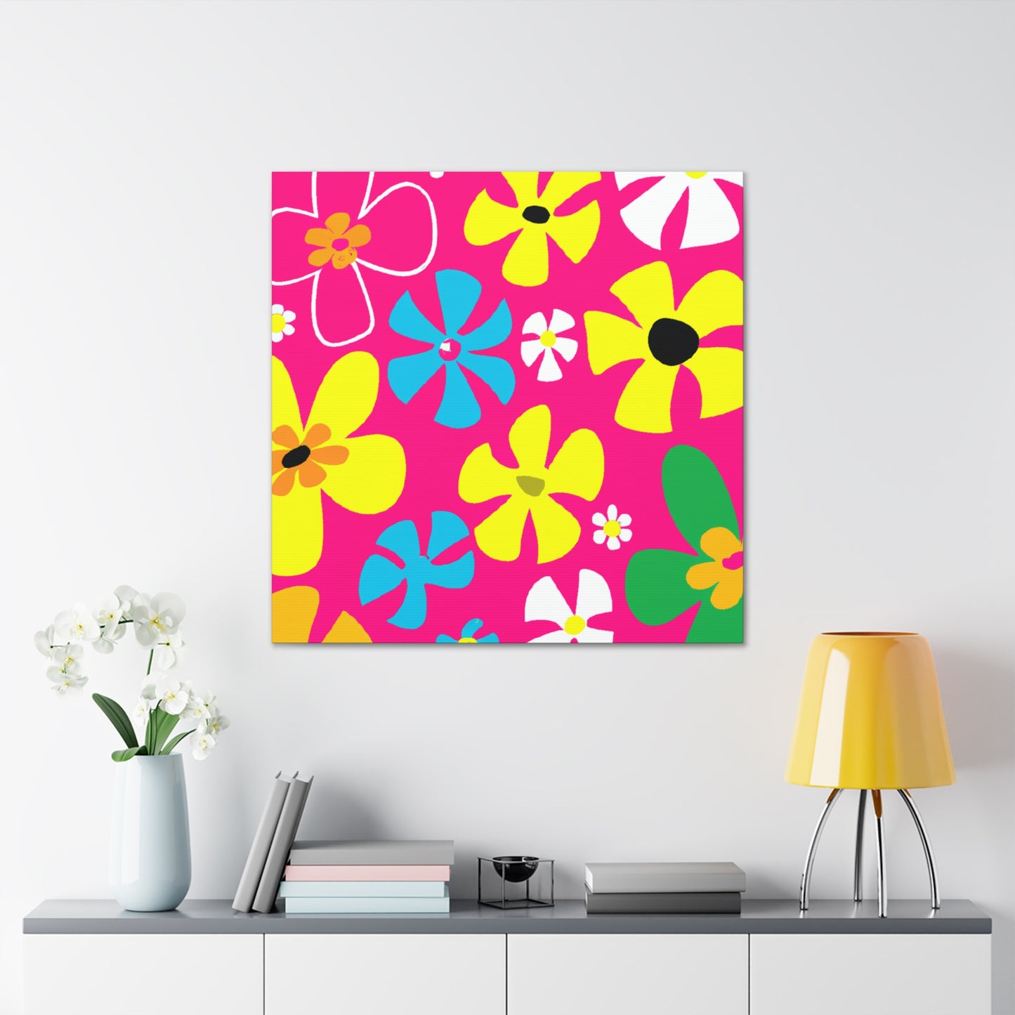 Blossombee - Floral - Canvas